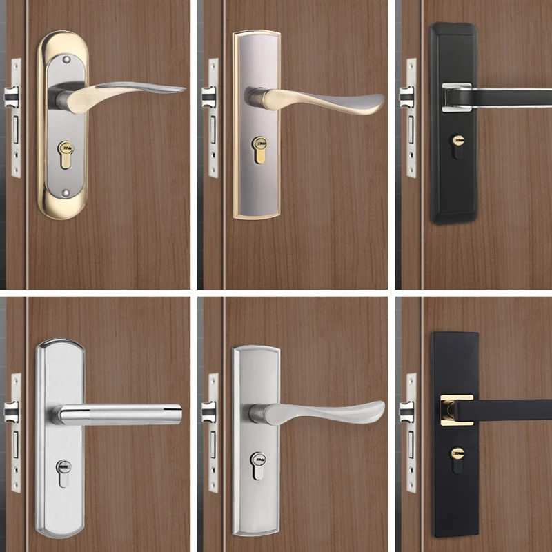 Home Security Door Reinforcement Lock - Conjunto de fechadura de porta de