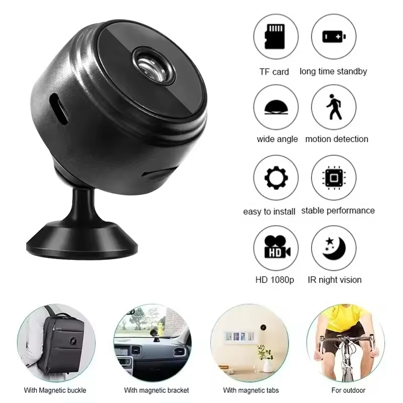 Home Security Tech - Câmera de Segurança A9 Mini WiFi