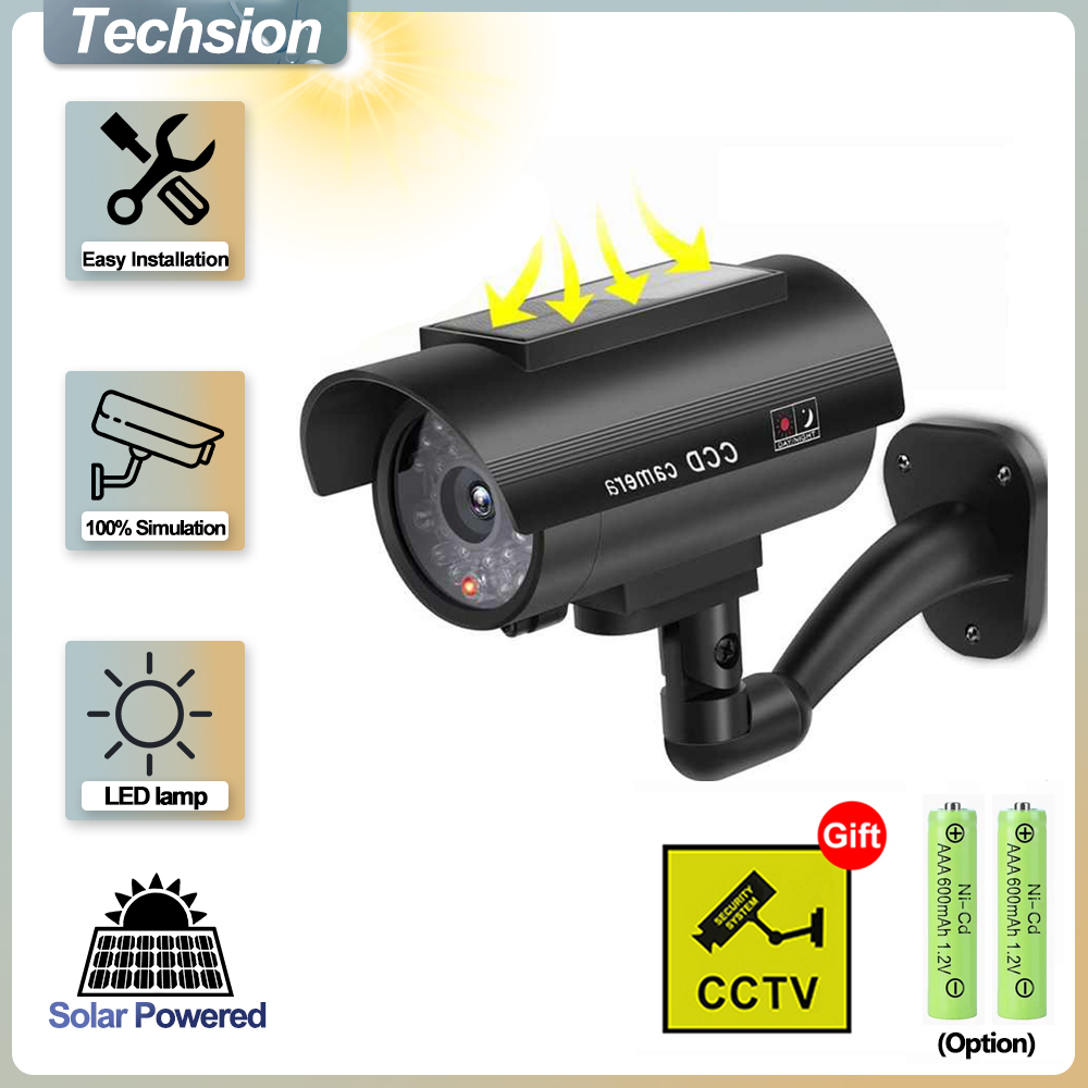 Home Security Lights - Câmera de vigilância manequim de painel