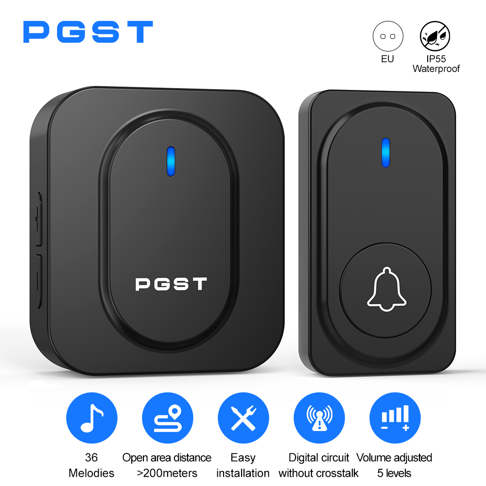 Home Security Lights - Campainha Sem Fio PGST com 36