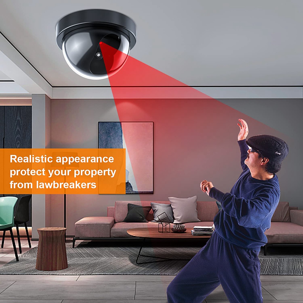 Home Security Lights - Câmera de segurança falsa, câmera falsa