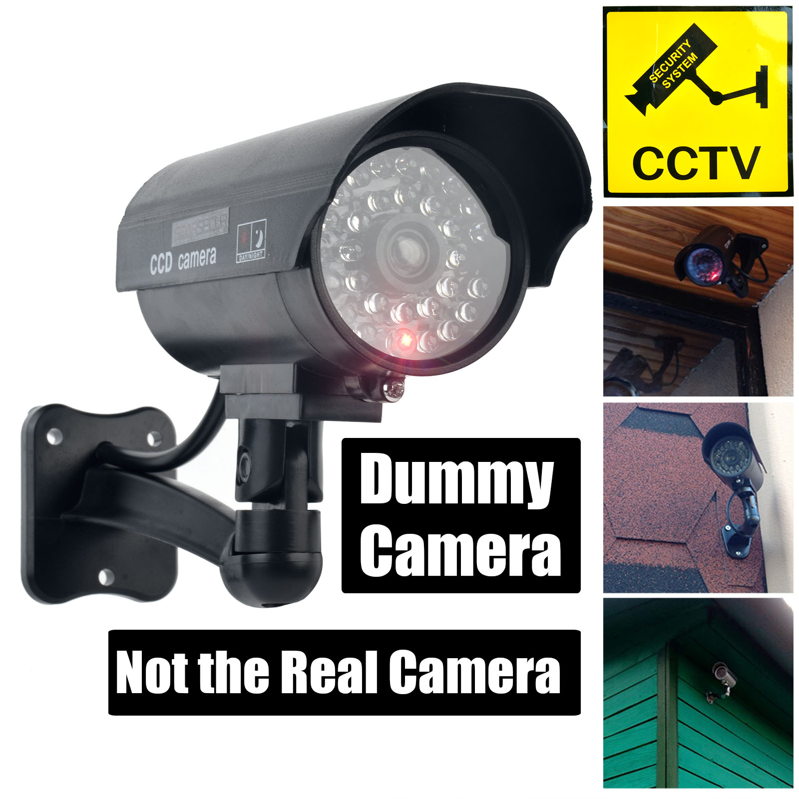 Home Security Lights - Smarsecur câmera falsa manequim à prova