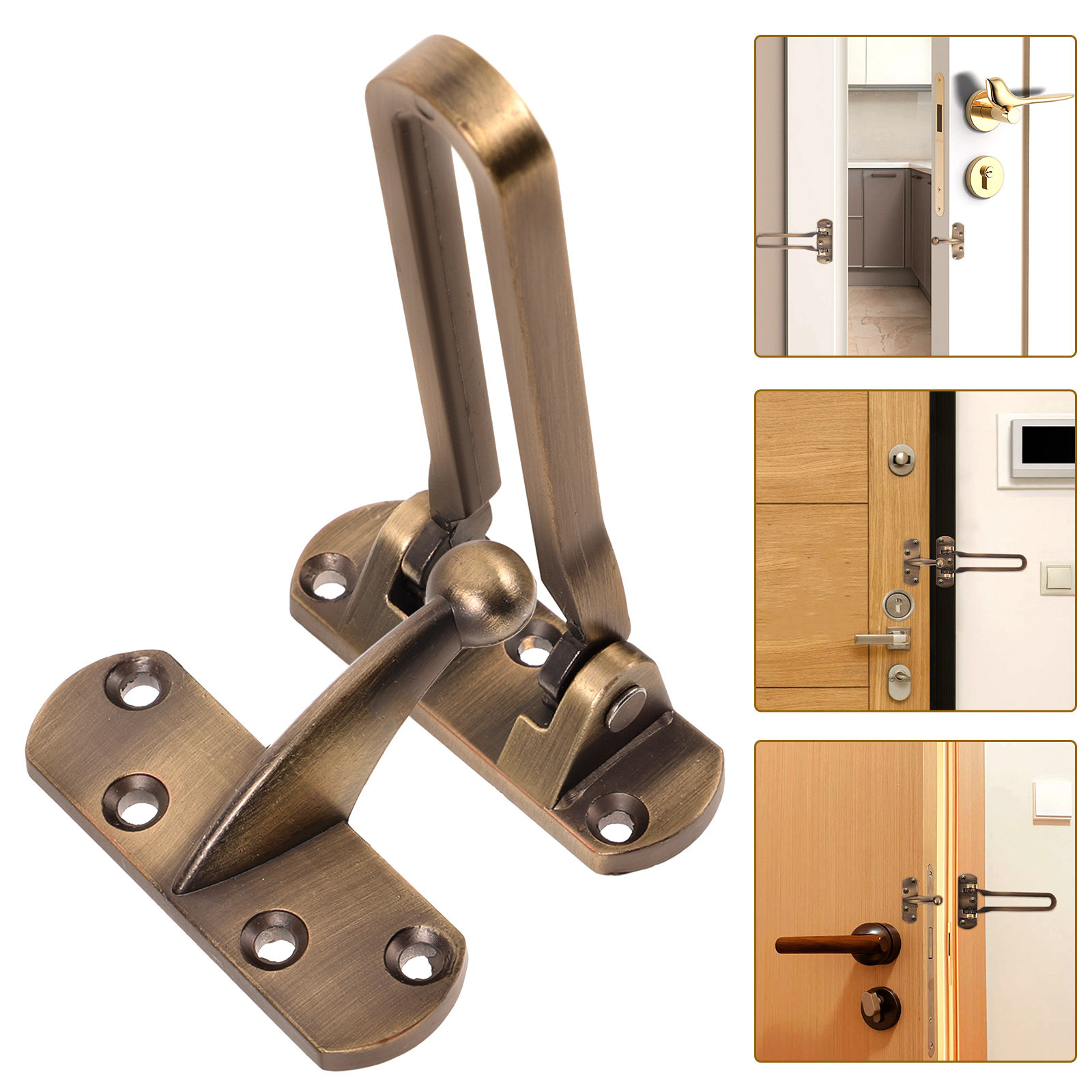 Home Security Door Reinforcement Lock - Fechadura de Segurança para Porta da