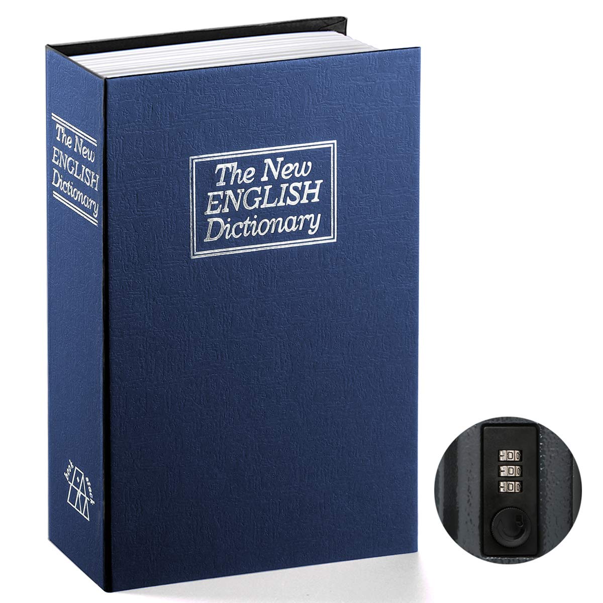 Home Security Safe - Livro seguro com bloqueio de combinação