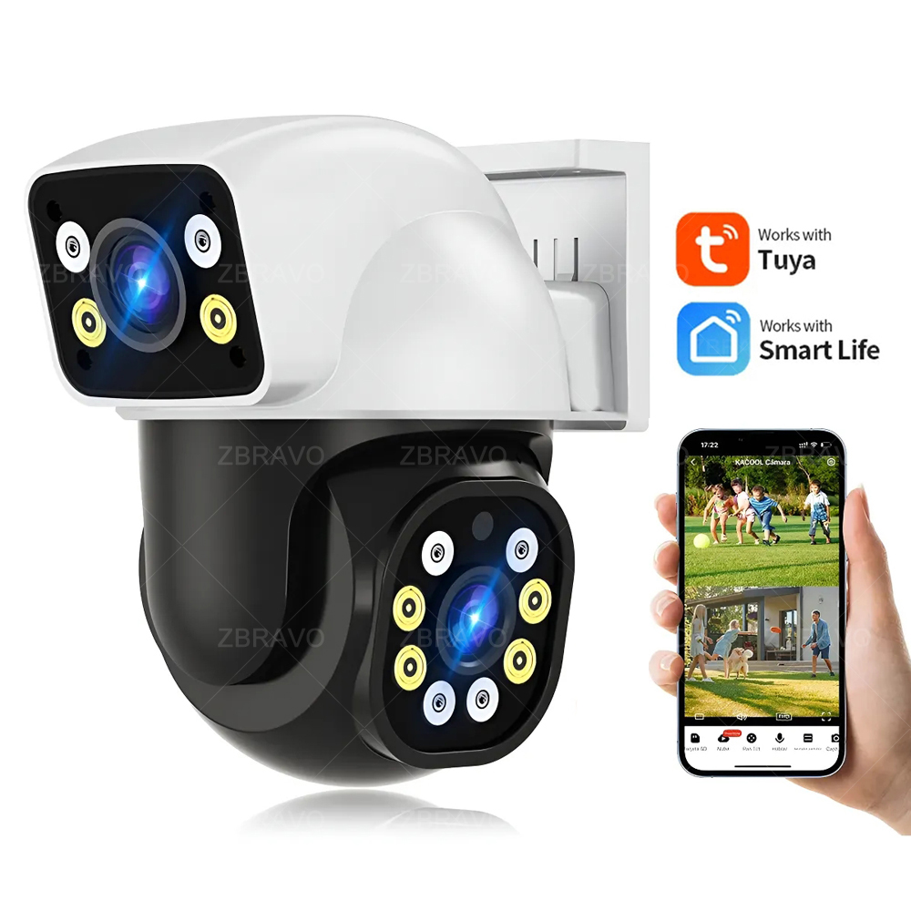 Home Security Tech - Câmera Externa Smartlife 8MP WiFi Tuya