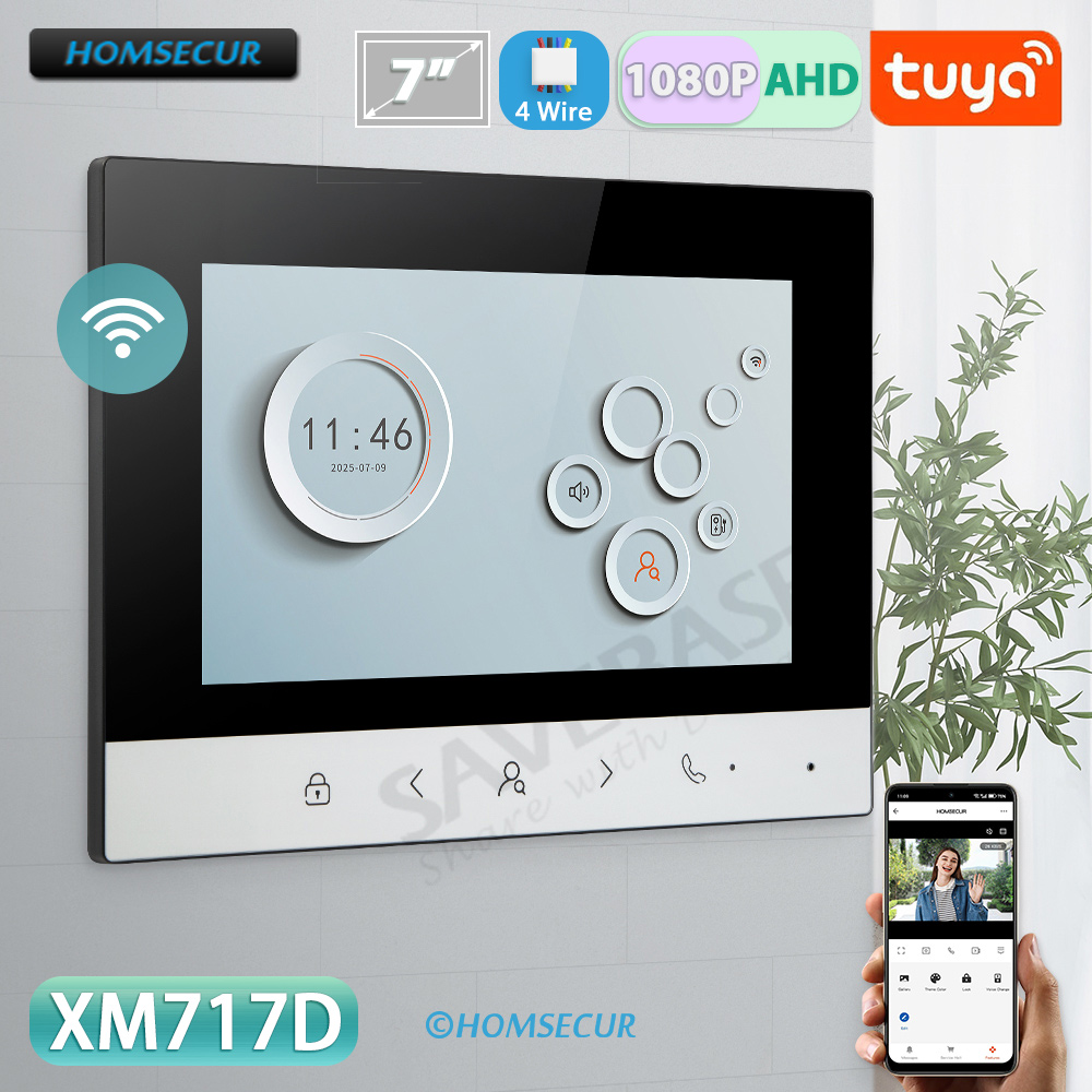 Home Security Video - Monitor Interno Inteligente Tuya WIFI com