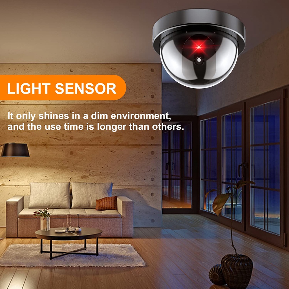 Home Security Lights - Câmera de segurança falsa A55T, câmera