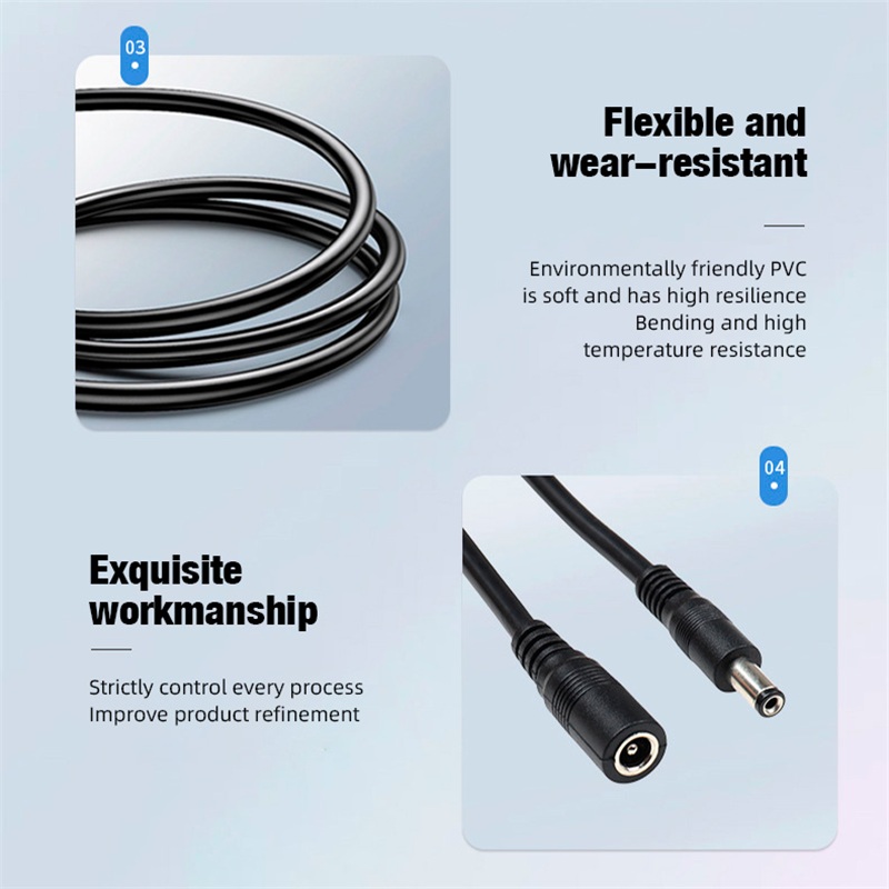 5.5x2.1mm 1 fêmea para 2 4 8 m - Home Security Tech avaliação e preço