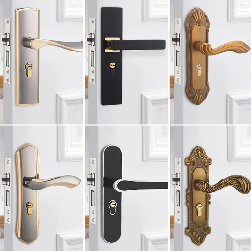 Conjunto de fechadura de porta - Home Security Door Reinforcement Lock avaliação e preço
