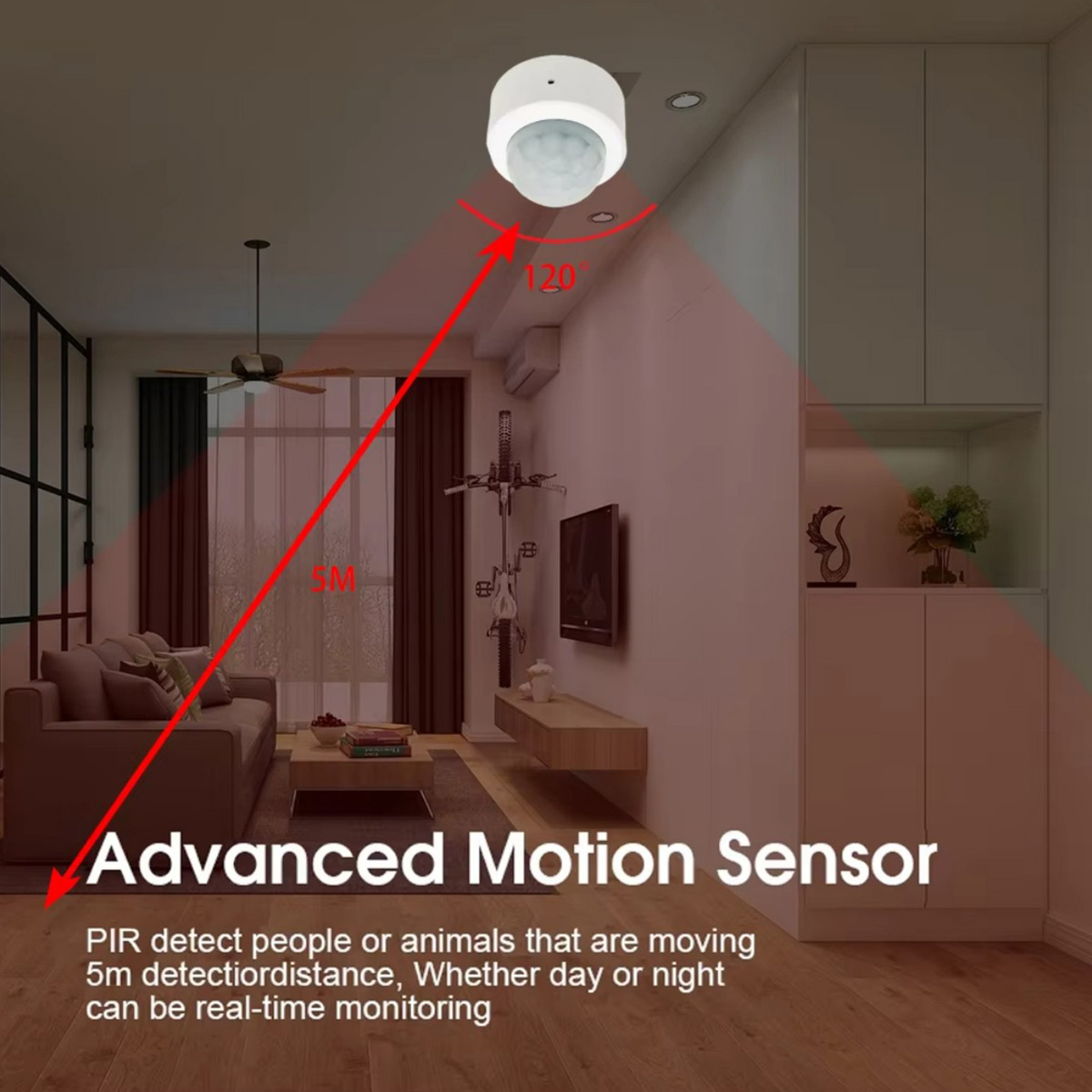 Sensor de Movimento Zigbee PIR - Home Security Tools avaliação e preço