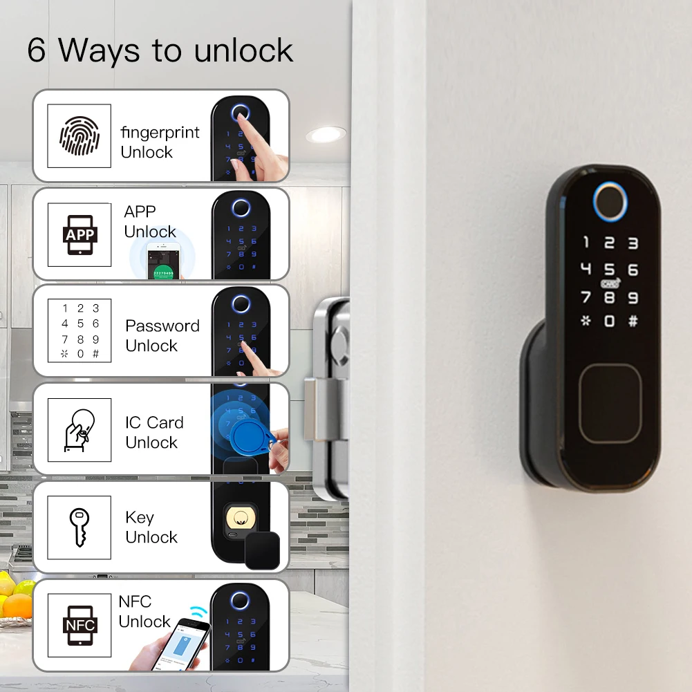 MOES-Smart Digital Door Lock c - Home Security Group avaliação e preço