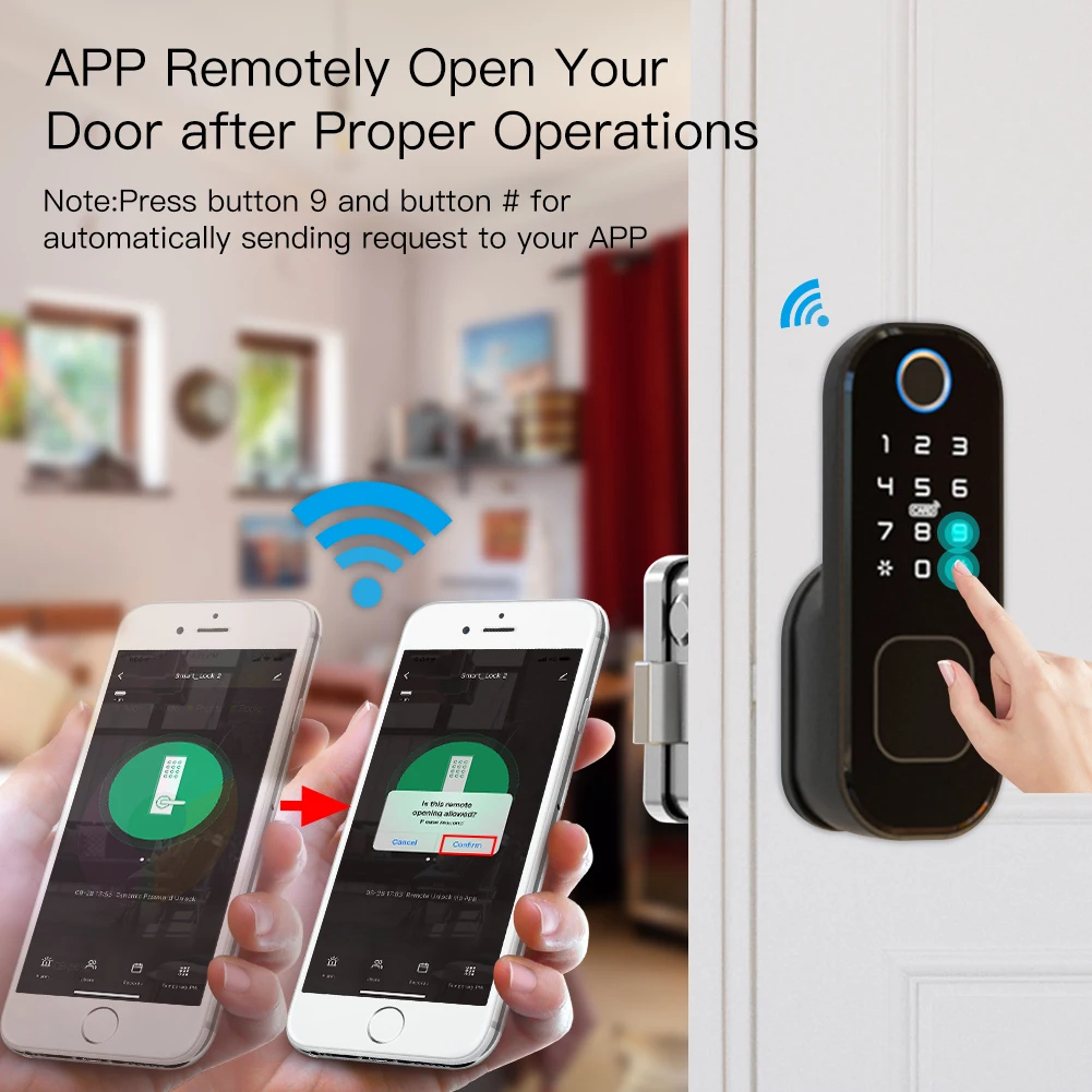 MOES-Smart Digital Door Lock c - Home Security Group avaliação e preço