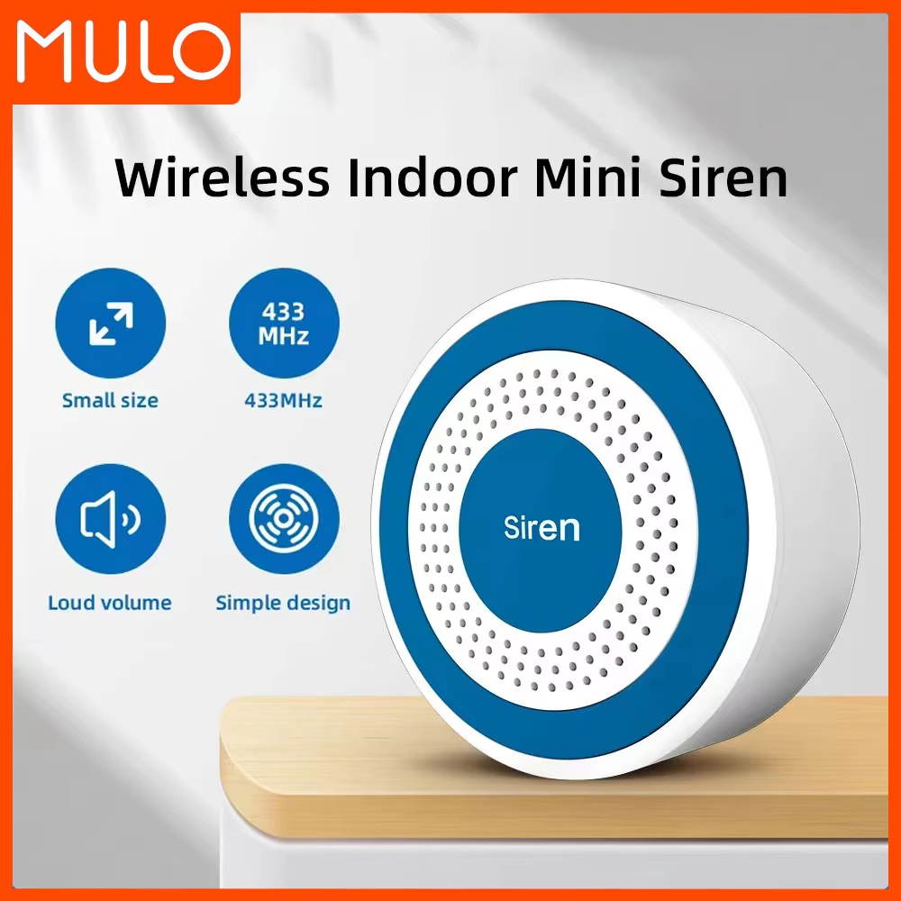 Mulo mini sirene de alarme sem - Home Security Lights avaliação e preço
