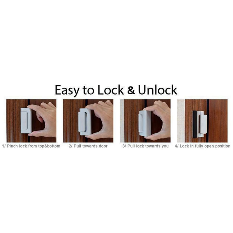 2x Fechadura de Segurança para - Home Security Door Reinforcement Lock avaliação e preço