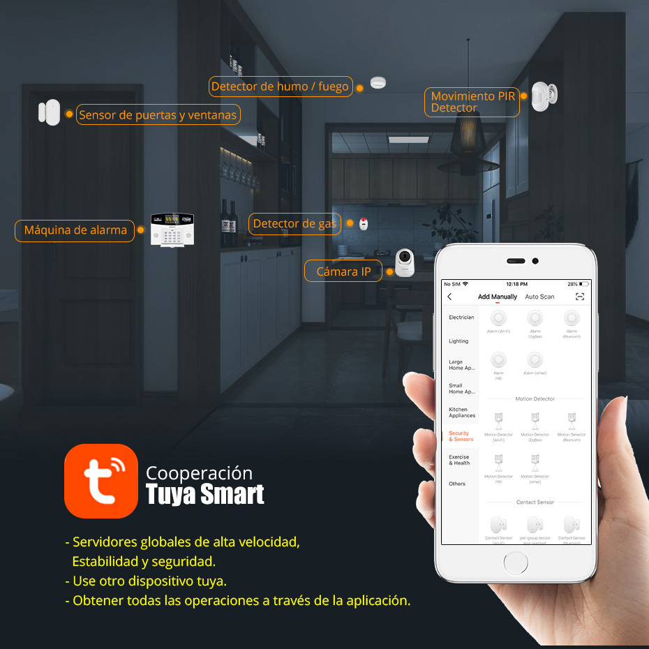 Fuers tuya kit sistema de alar - Home Security Number avaliação e preço