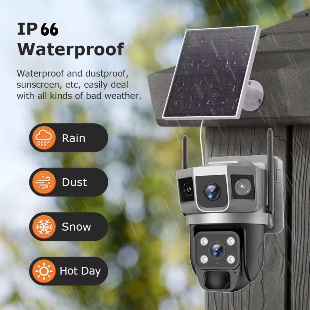 Câmera de Vigilância Solar Ext - Home Security Tech avaliação e preço