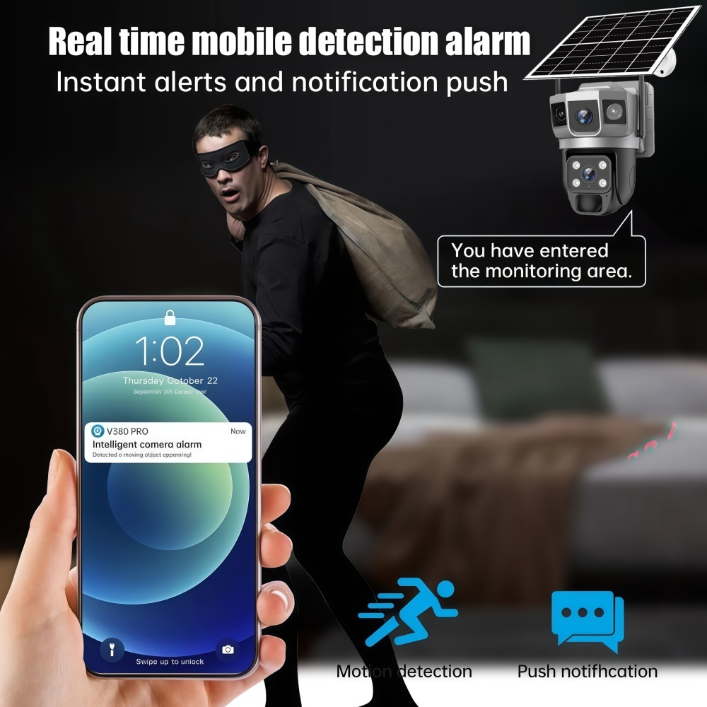 Câmera de Vigilância Solar Ext - Home Security Tech avaliação e preço