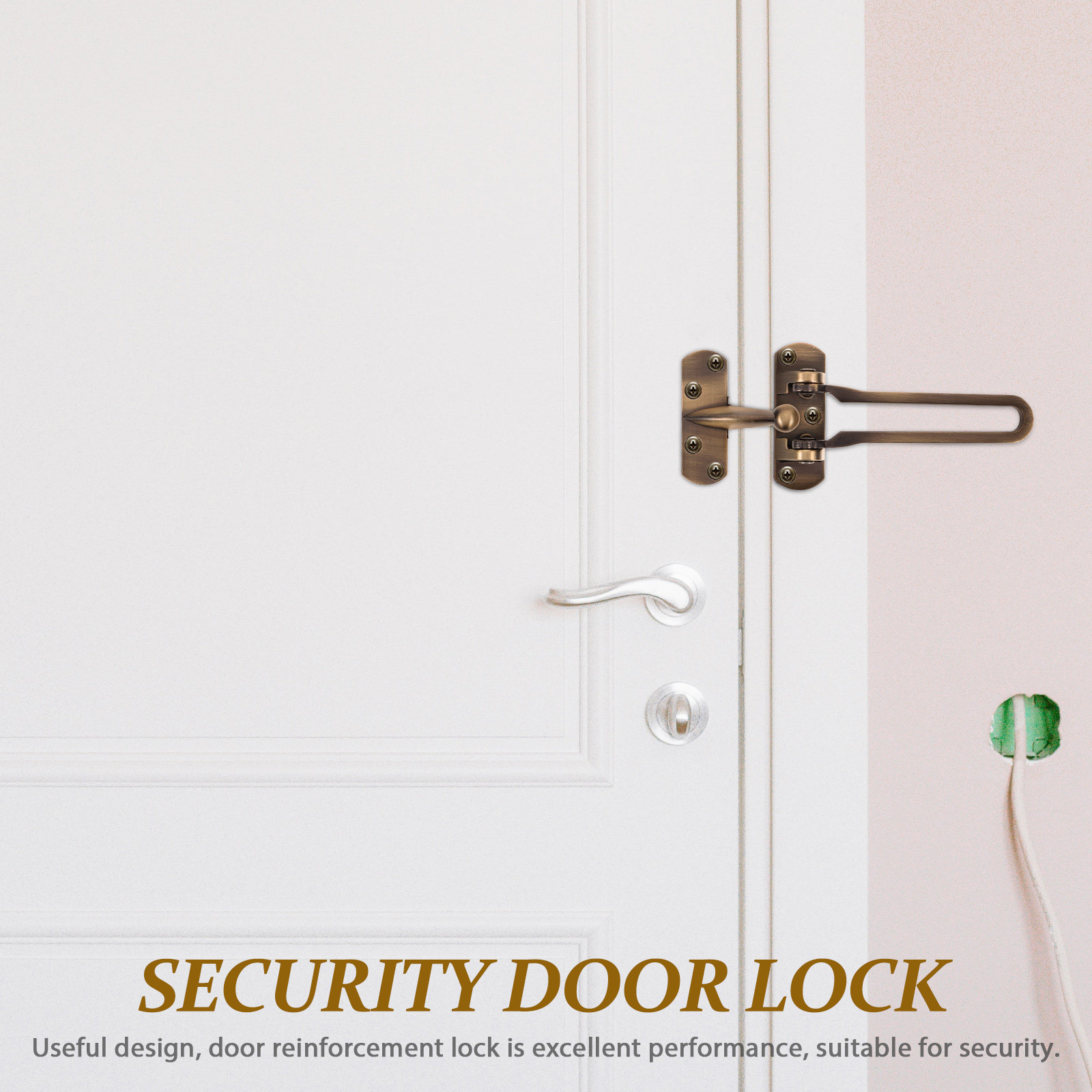 Fechadura de Segurança para Po - Home Security Door Reinforcement Lock avaliação e preço