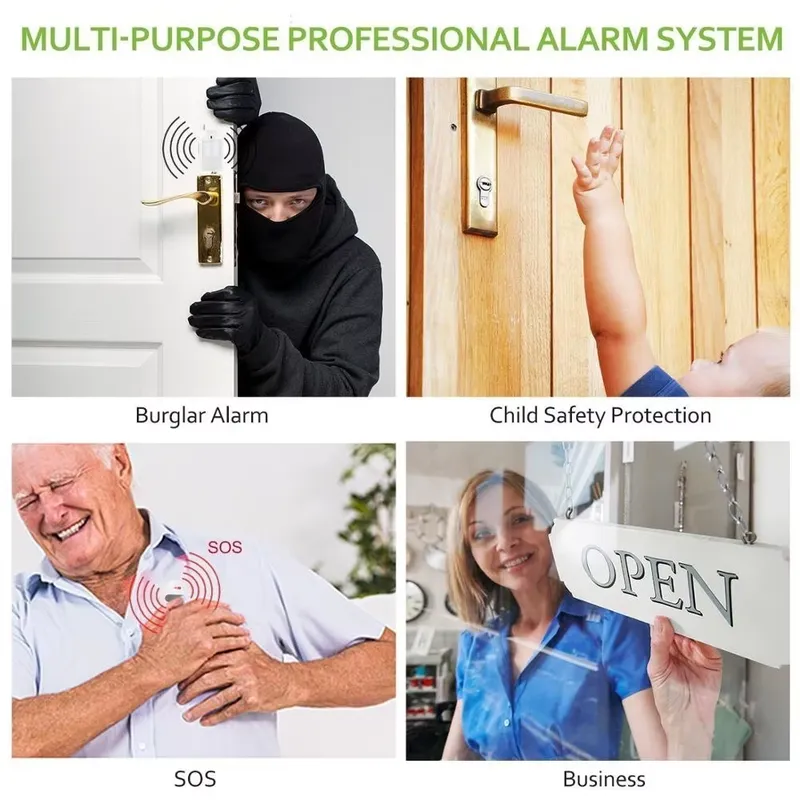 Kit de Alarme Contra Roubo par - Home Security Wireless avaliação e preço