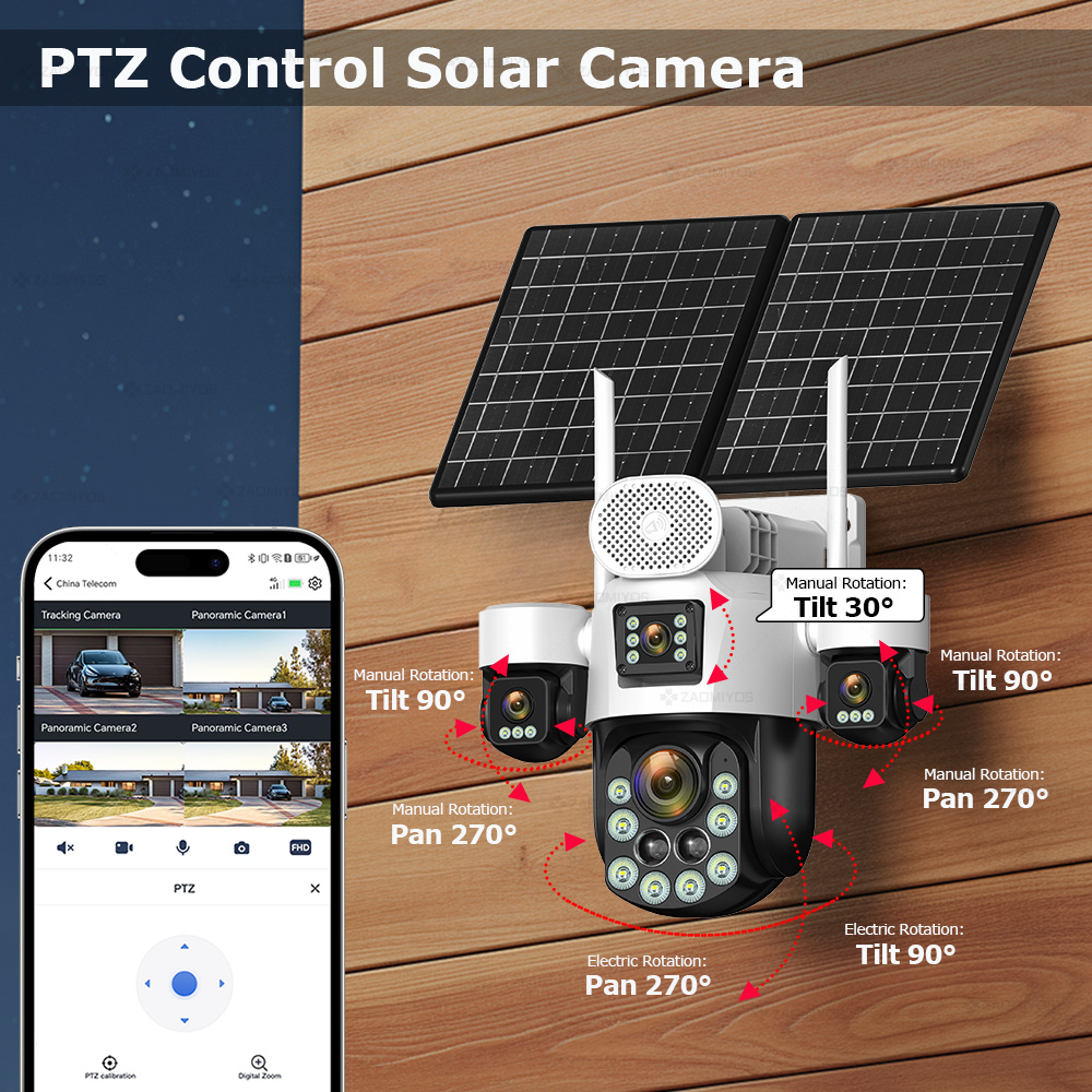 Câmera Externa 360 com 4 Lente - Home Security Tech avaliação e preço