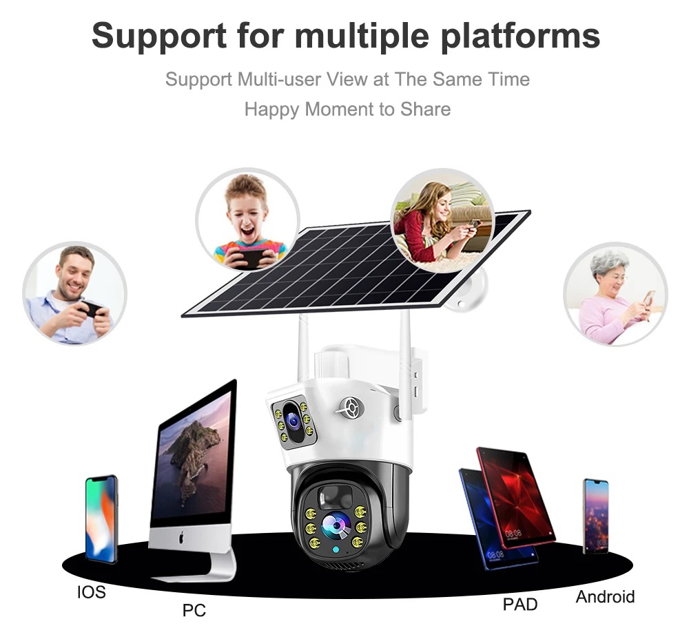 Câmera Solar 4G de 8MP com Len - Ip Camera Outdoor 4K avaliação e preço
