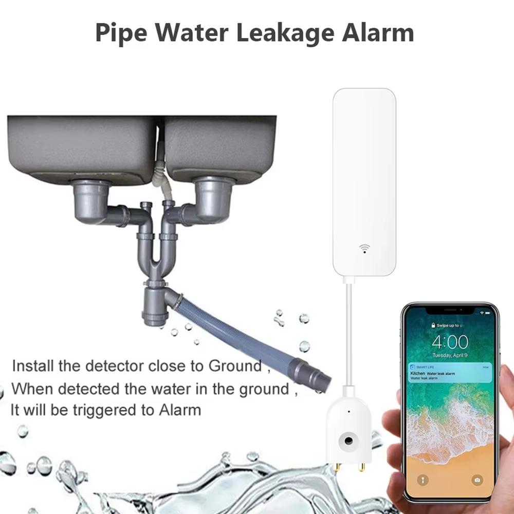 Sensor de Vazamento de Água Zi - Home Security Tools avaliação e preço