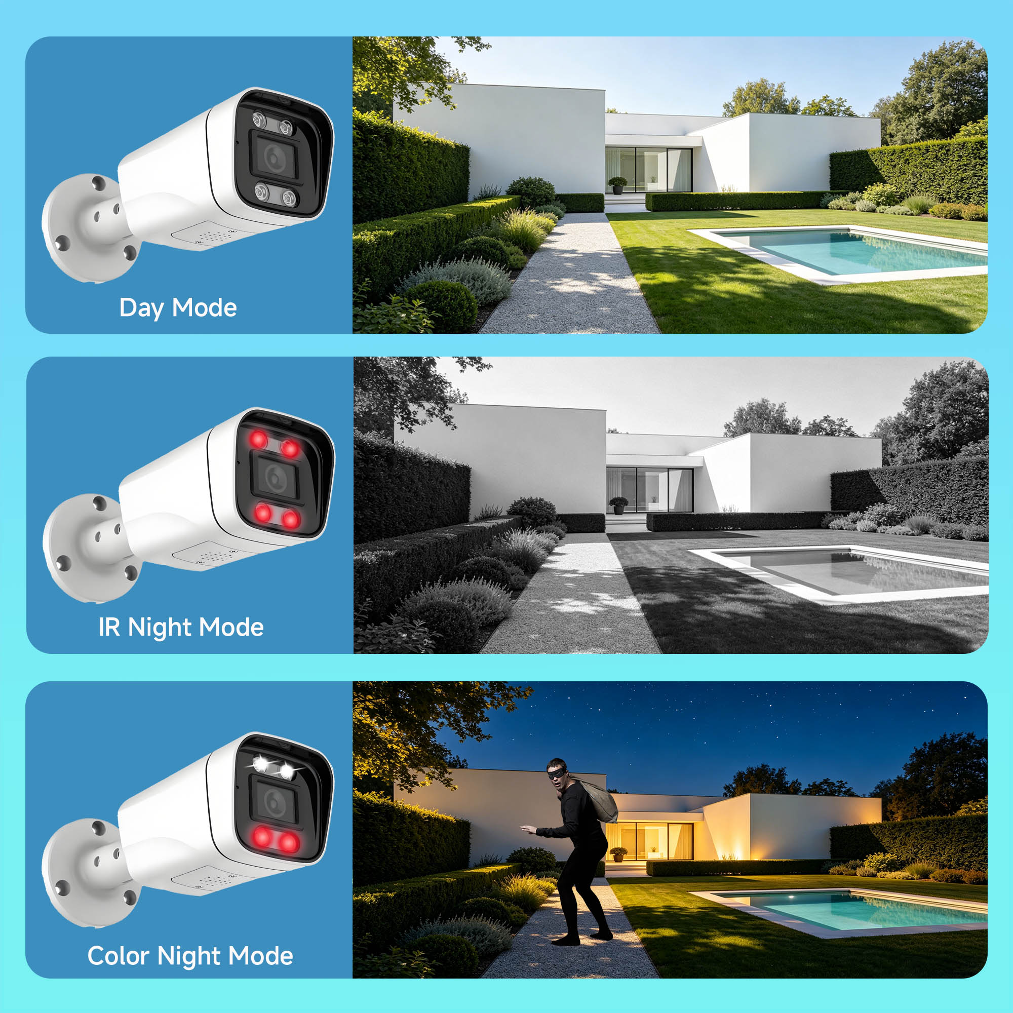 Sistema de Segurança com Detec - Home Security Video avaliação e preço
