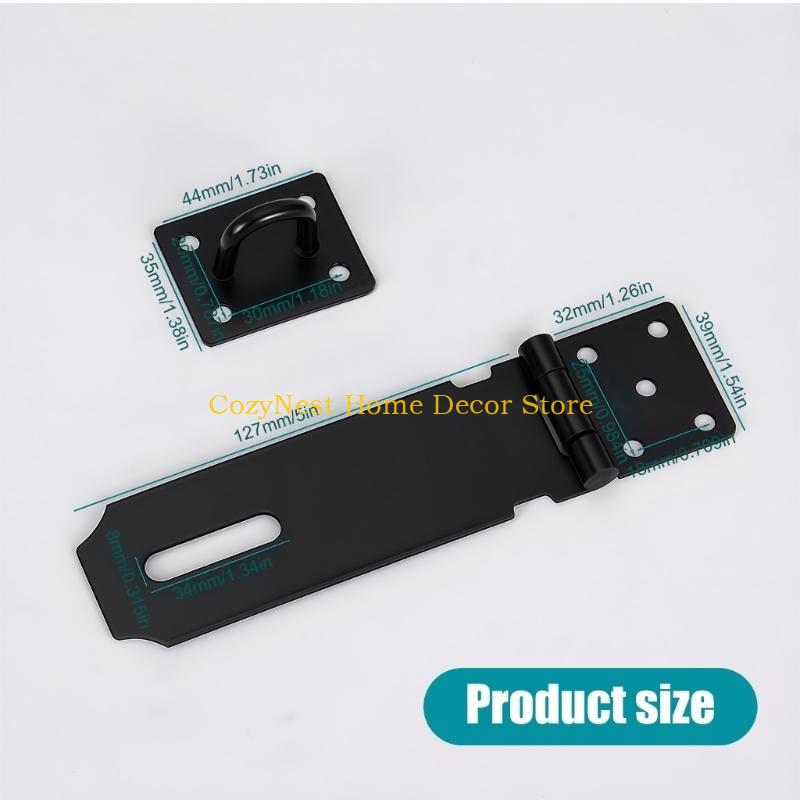 92mf Aço aço forte trava dobrá - Home Security Door Reinforcement Lock avaliação e preço