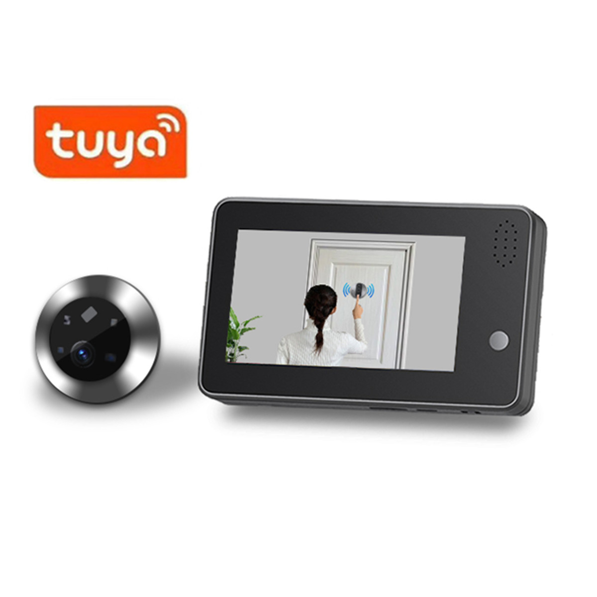 Campainha Inteligente WiFi Tuy - Home Security Video avaliação e preço