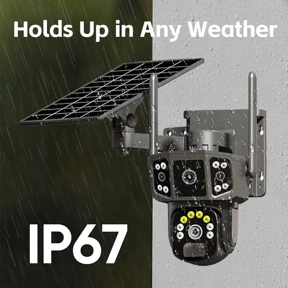 Câmera Solar WIFI 4G SIM V380, - Ip Camera Outdoor 4K avaliação e preço