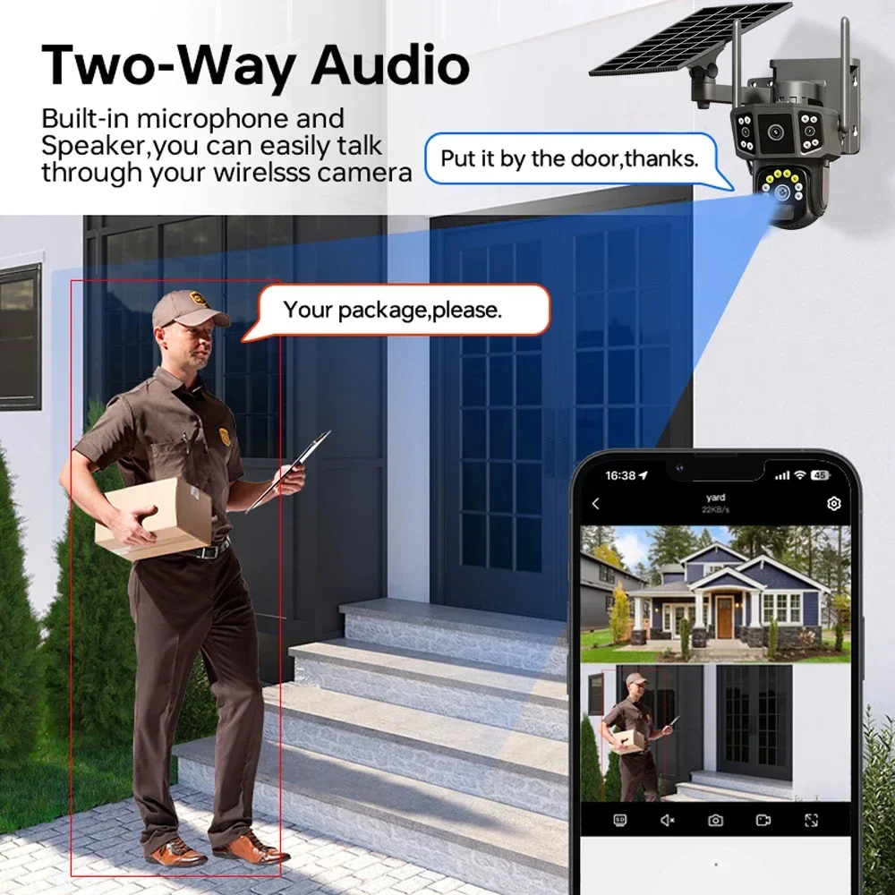 Câmera Solar WIFI 4G SIM V380, - Ip Camera Outdoor 4K avaliação e preço