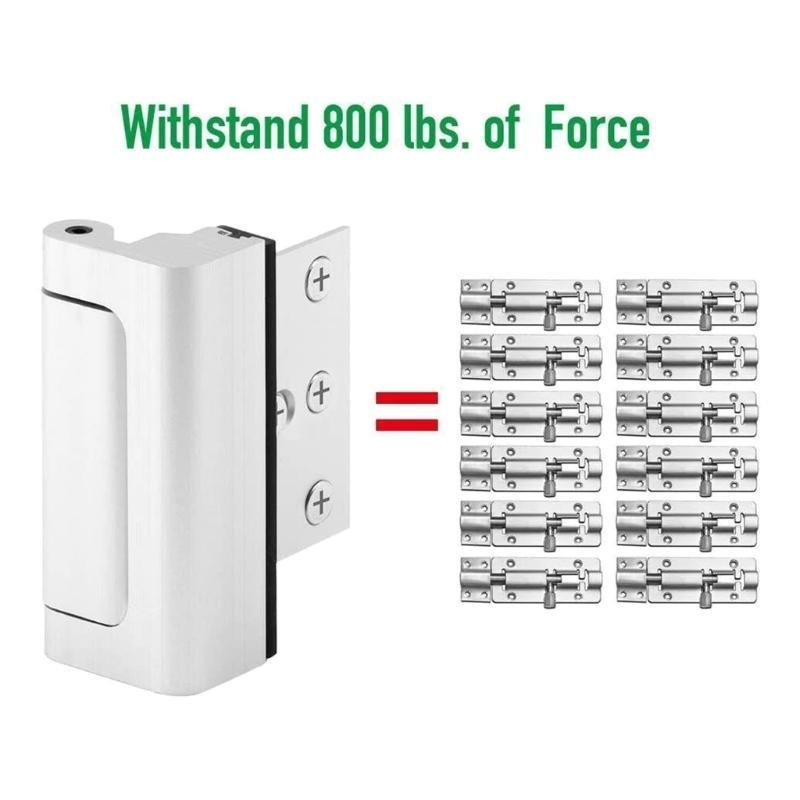 652f fechadura reforço porta s - Home Security Door Reinforcement Lock avaliação e preço