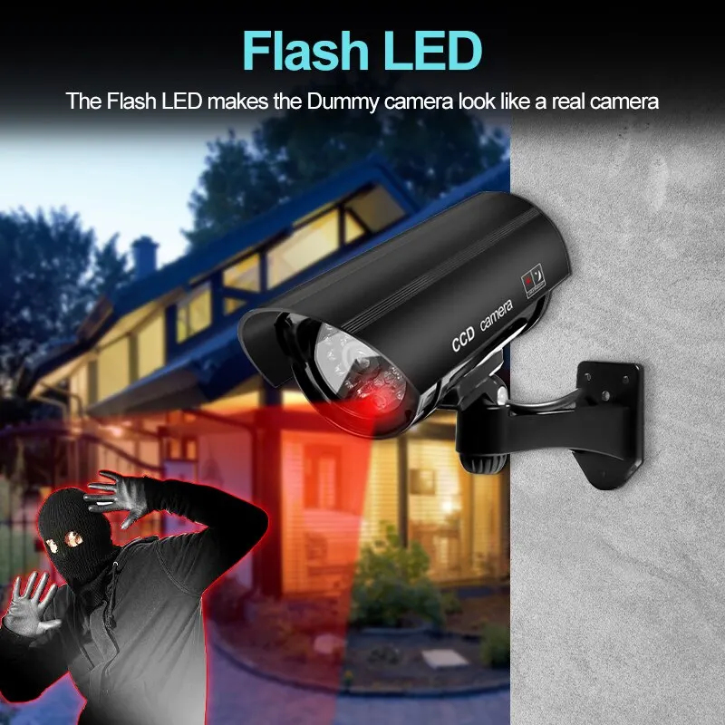 Câmera de segurança falsa à pr - Home Security Lights avaliação e preço