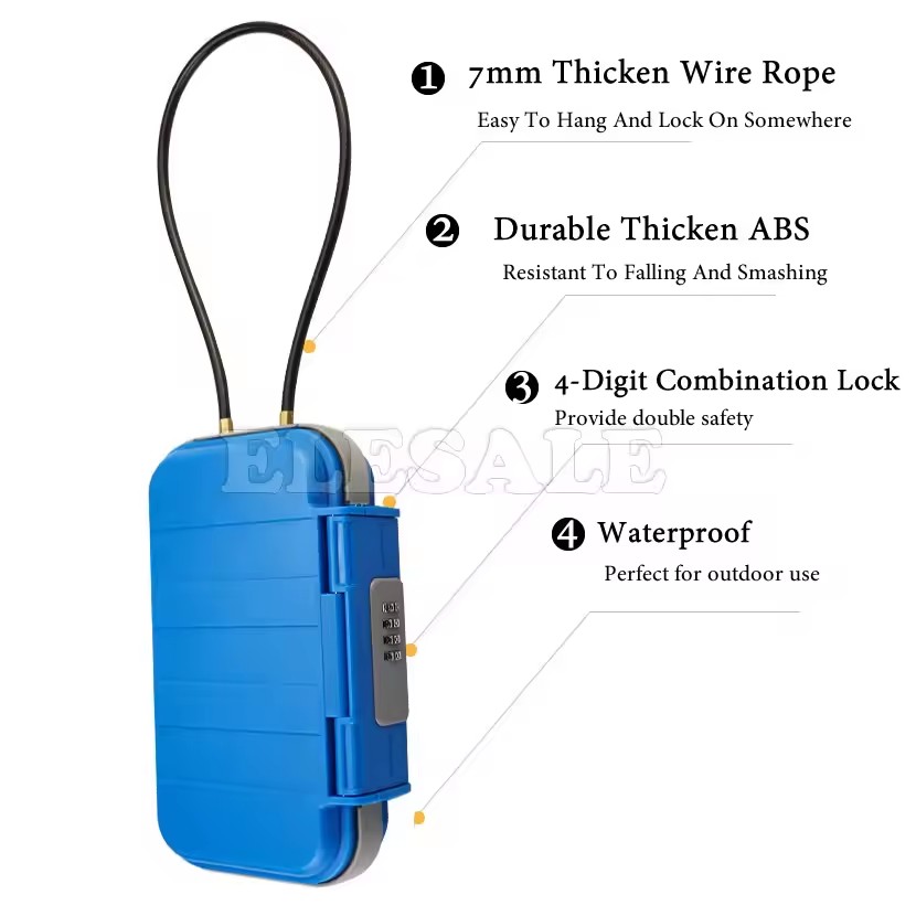 Criativo portátil de 4 dígitos - Home Security Safe avaliação e preço