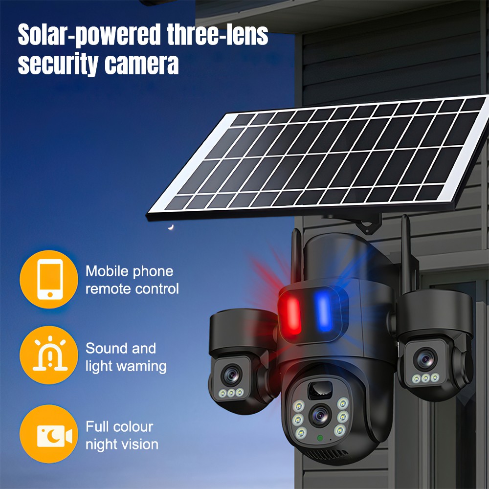 Câmera PTZ Solar WiFi Externa  - Home Security Tech avaliação e preço