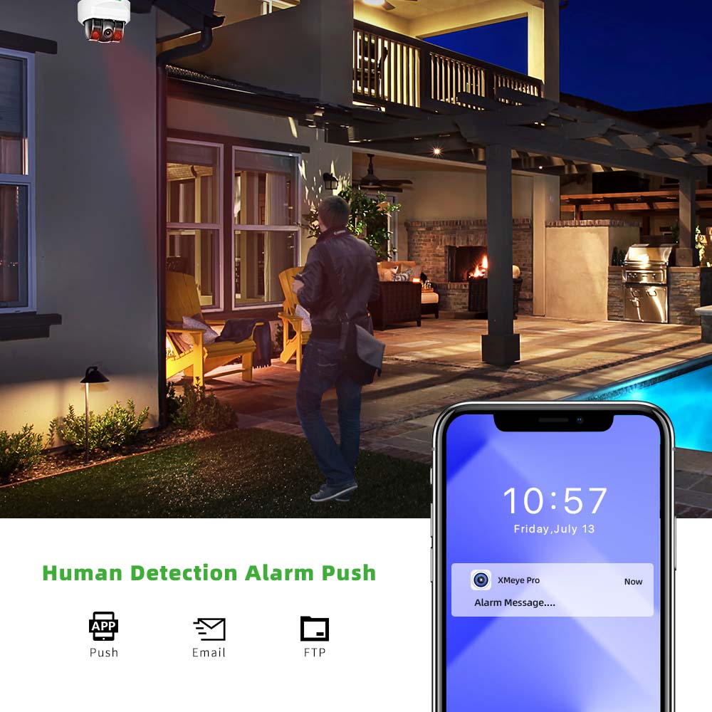 Câmera IP POE C GC PB 4MP, Mic - Home Security Tech avaliação e preço