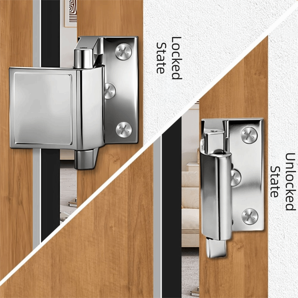 Fechadura de Porta em Liga de  - Home Security Door Reinforcement Lock avaliação e preço