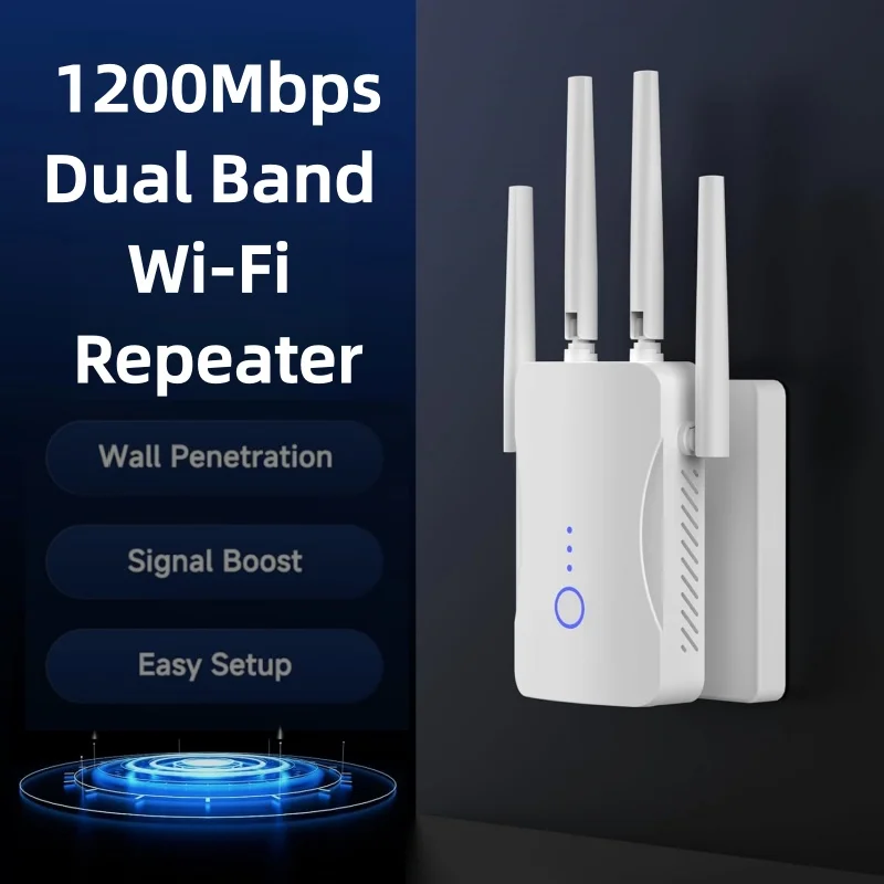 Repetidor WiFi Dual Band 2.4G/ - Home Security Wireless avaliação e preço