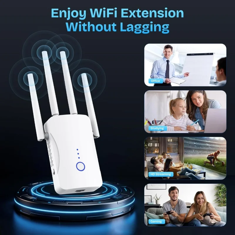 Repetidor WiFi Dual Band 2.4G/ - Home Security Wireless avaliação e preço