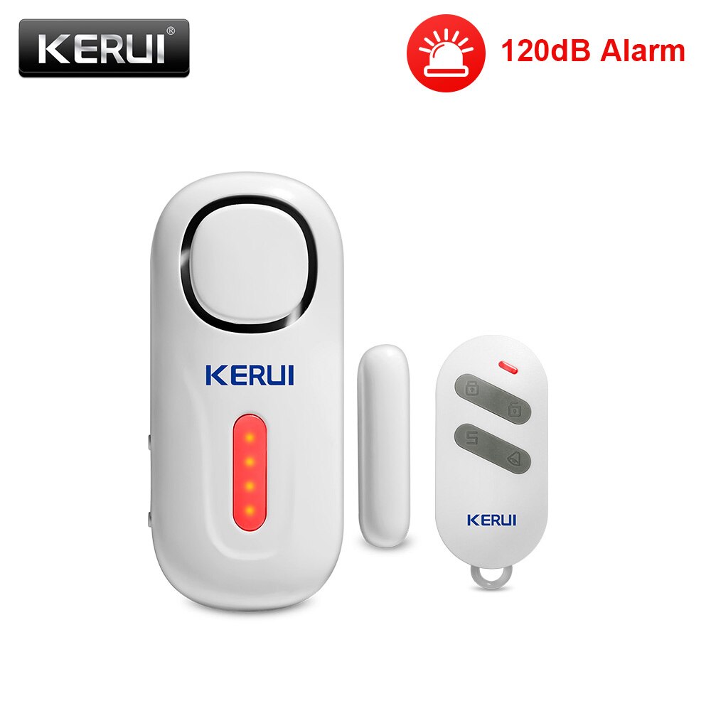 Kerui 120db sem fio porta/jane - Home Security Lights avaliação e preço