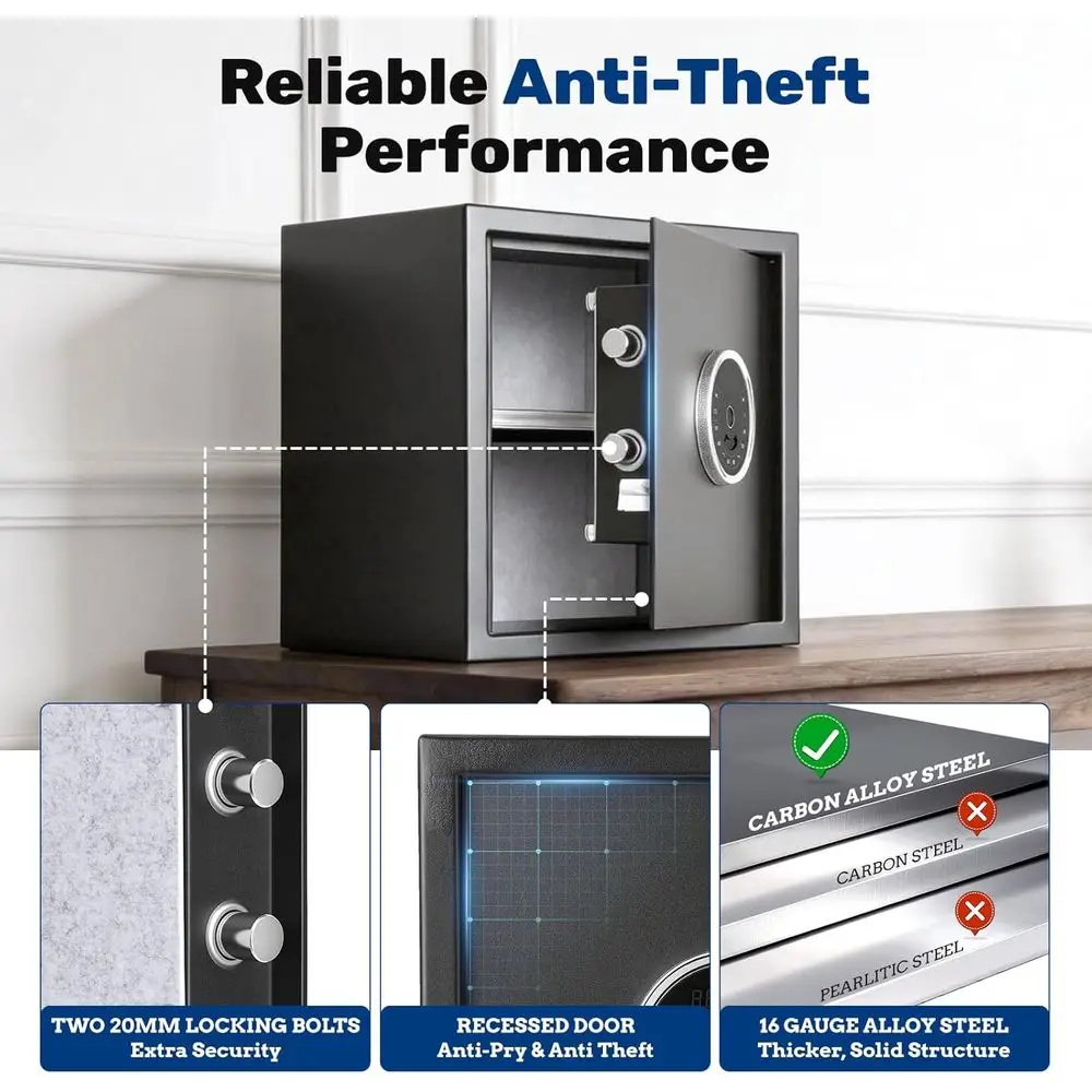 Cofre Biométrico com Abertura  - Home Security Safe avaliação e preço
