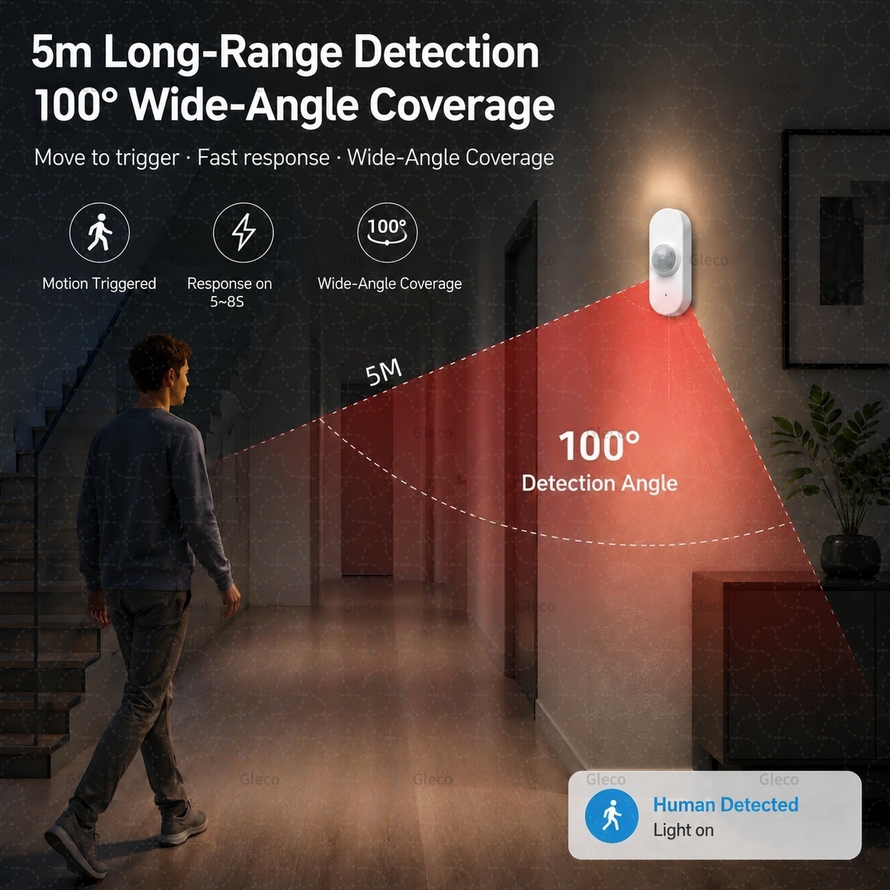 Sensor de Movimento Humano PIR - Home Security Lights avaliação e preço