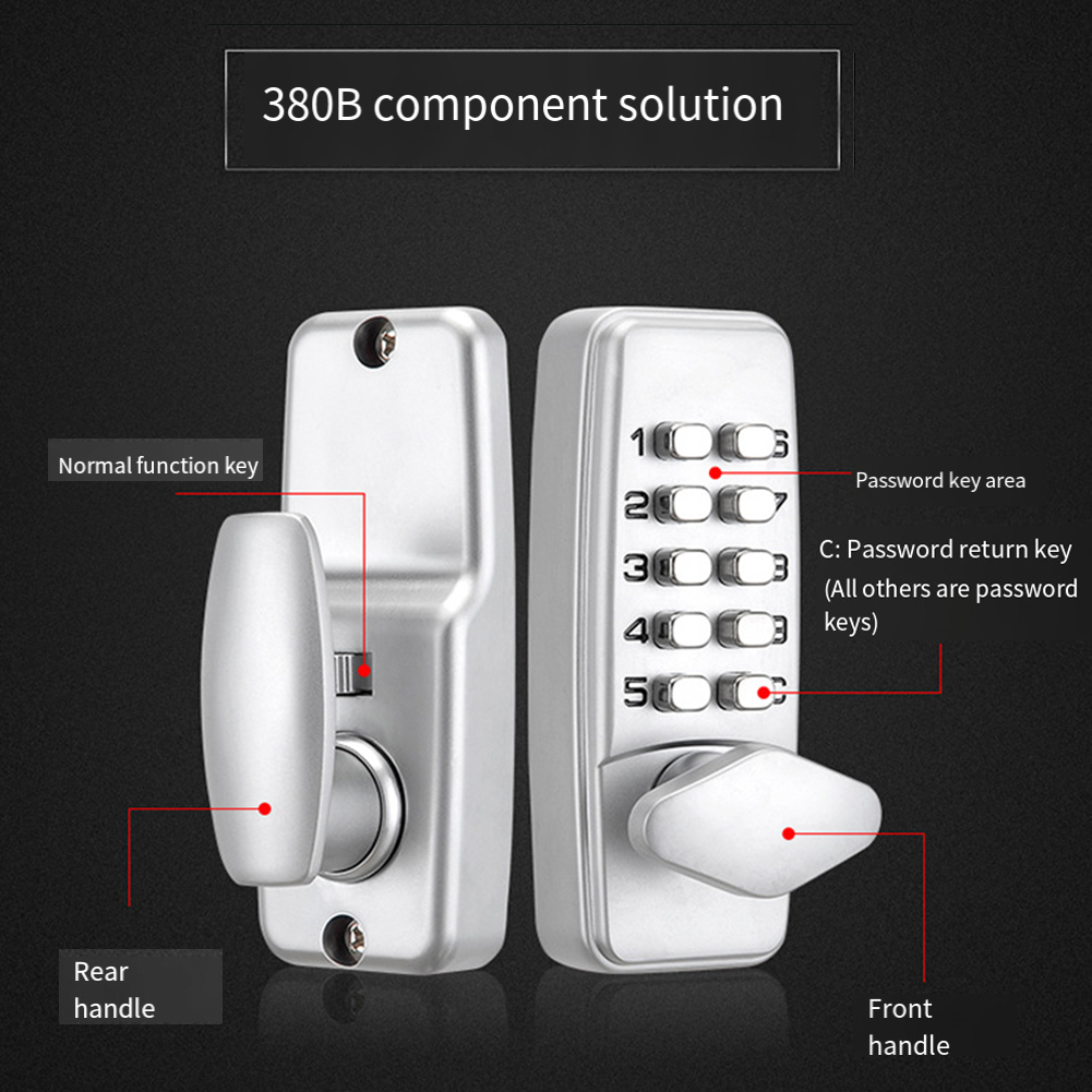 Fechadura Mecânica de Combinaç - Home Security Number avaliação e preço